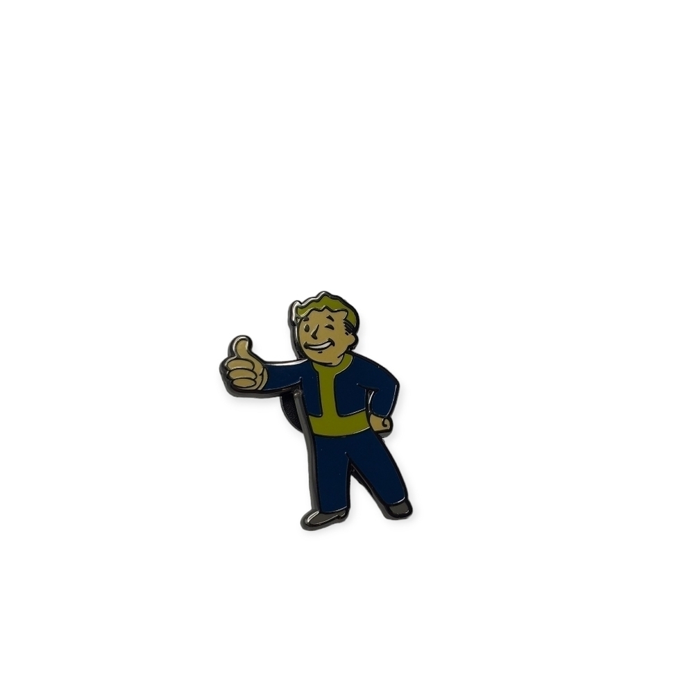 Fallout video game Vault Boy Pin/Brooch - Picture 2 of 8